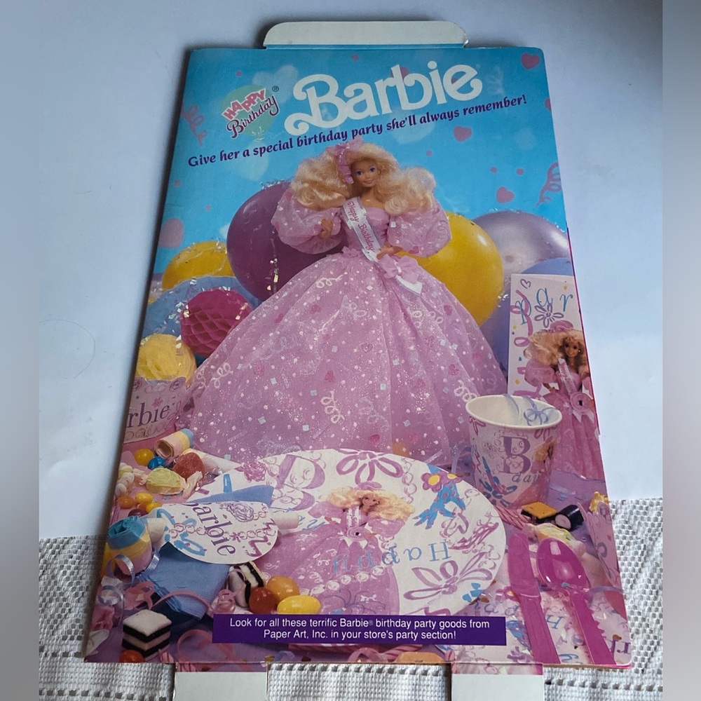 Birthday Barbie Tabletop Advertising